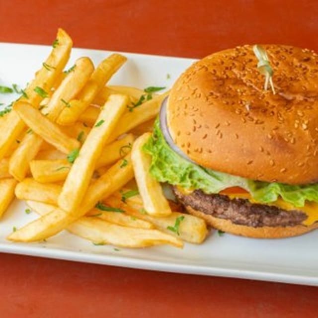 Salmon Burger.