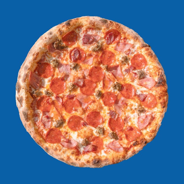 Classic Meat Pizza.