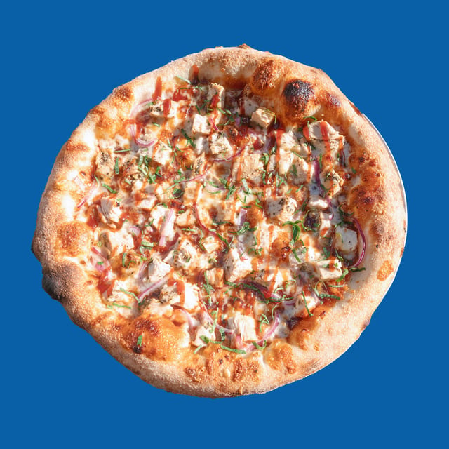 BBQ Chicken Pizza.